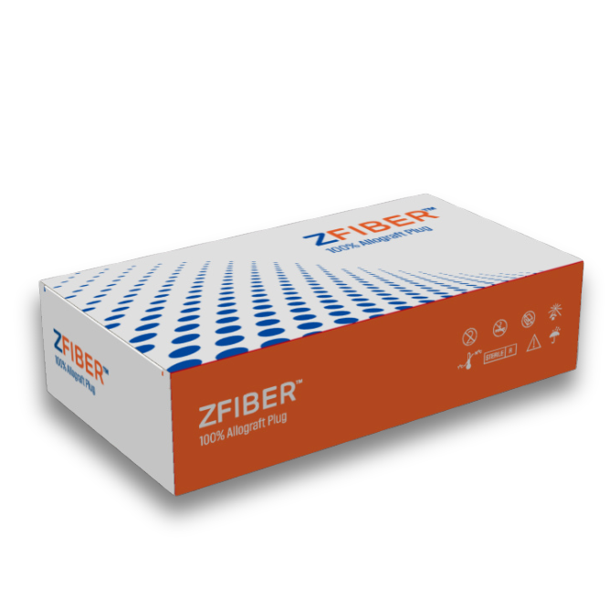 ZFIBER™ Plug (.75cc) - 100% Allograft - 1/Box