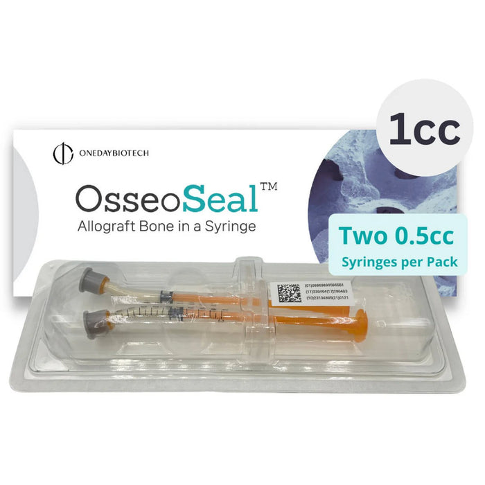 OsseoSeal™ Syringe - Mineralized Cortical Cancellous Bone.25-1.0mm [1.0cc]