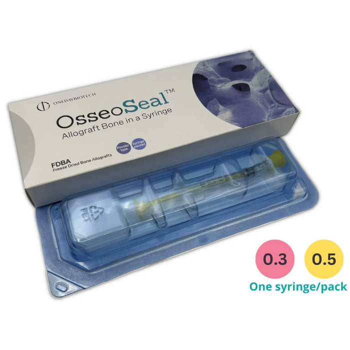 OsseoSeal™ Syringe - Mineralized Cortical Cancellous Bone.25-1.0mm [1.0cc]